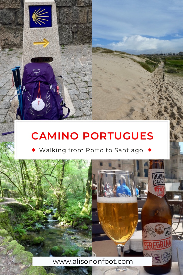 An overview of my 14 day, 170 mile walk on the Camino Portugues from Porto to Santiago de Compostela