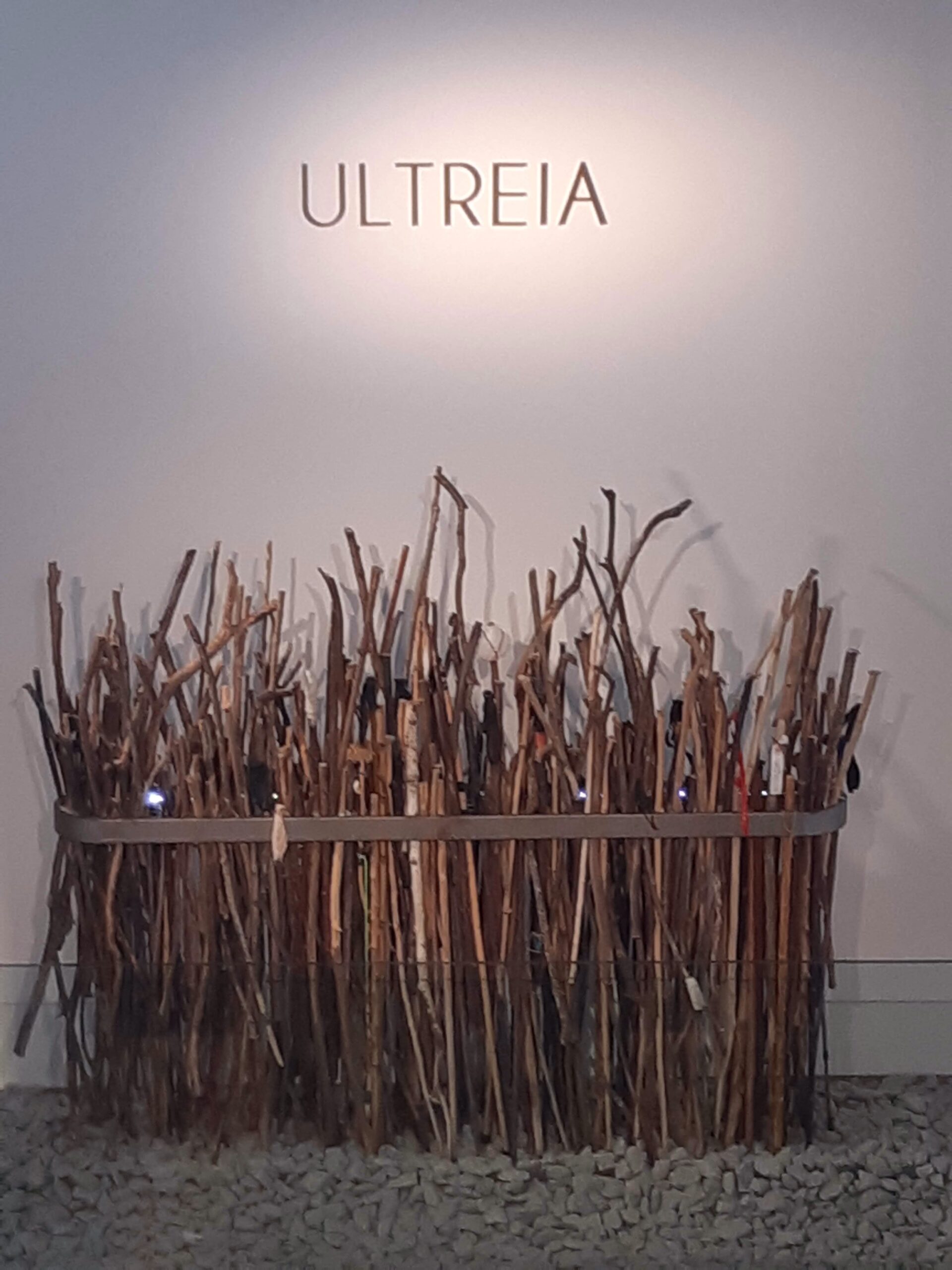 Collection of walking sticks from Pilgrim Museum in Santiago de Compostela