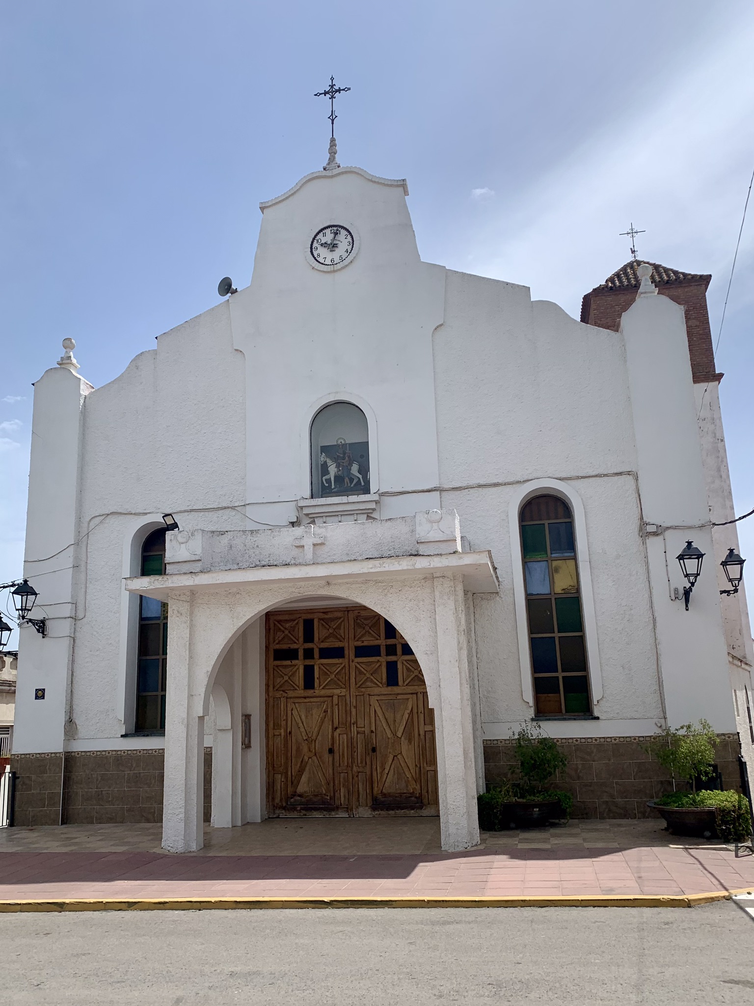 Exterior of Parroquia de San Martin de Tours in San Martin del Tesorillo