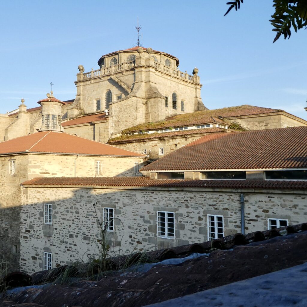 View from the window of Hospederia San Martin Pinario in Santiago de Compostela