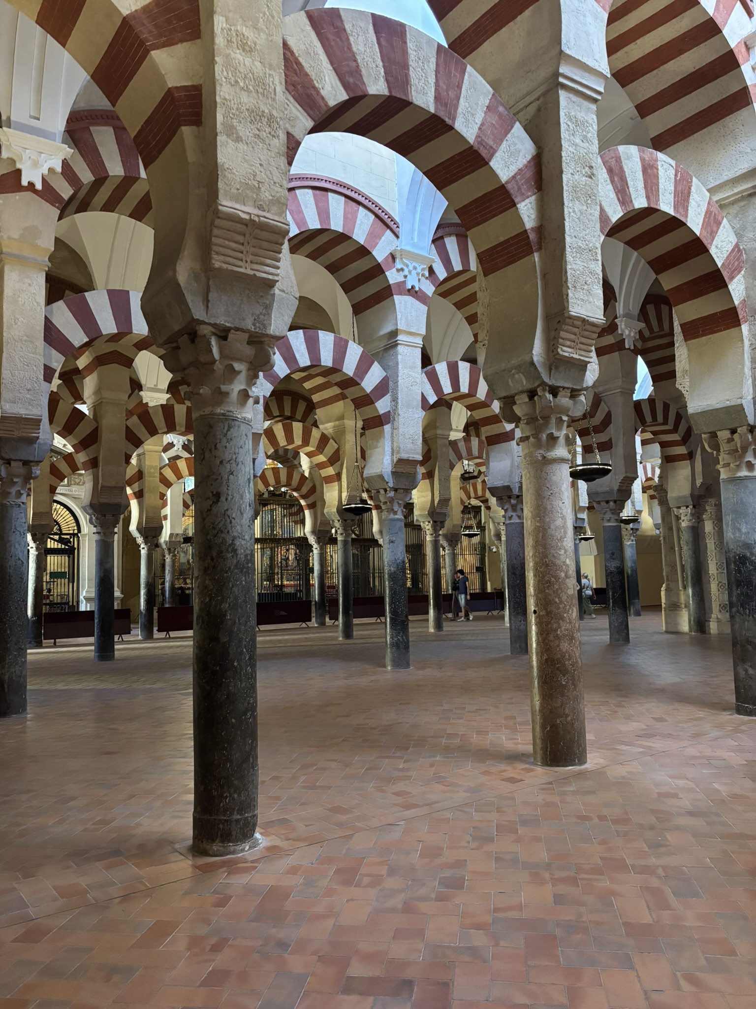 Interior arches of the Mezquita Córdoba Mosque-Cathedral